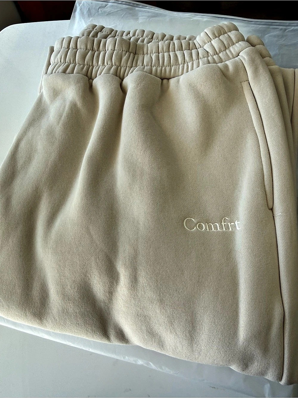 Comfrt Signature sweatpants in Bone Size 3XL NWT